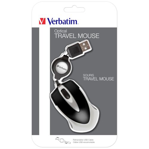 Verbatim Souris optique de voyage Go Mini - Noir