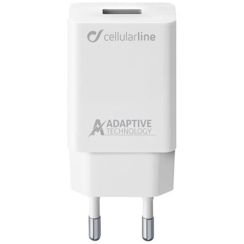 Cellularline USB Adaptive Fast Charger 15W - Samsung Chargeur rapide pour dispositifs à charge adaptative
