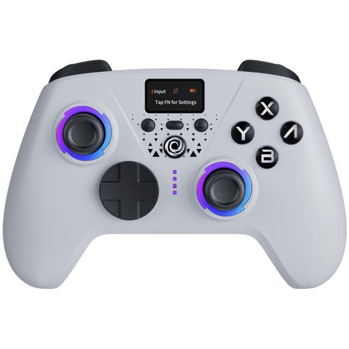 Oniverse - Manette avec Écran Sans fil Bluetooth Aura - Radiant White (Nintendo Switch 2 / Switch / PC / Mobile)