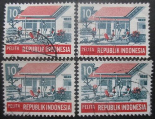 Indonesie N°574 X 4 Oblitéré