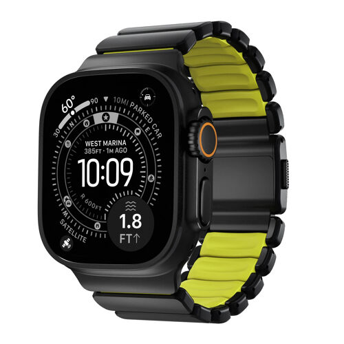 Nomad Bracelet Stratos Watch Series 1 11 / Se / Ultra (44/45/46/49 Mm) Volt / Natural Titanium