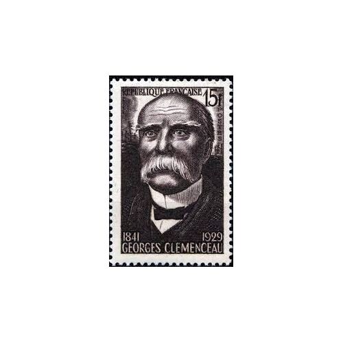 33ème Anniversaire De L'Armistice : Georges Clémenceau Année 1951 N° 918 Yvert Et Tellier Luxe