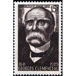 33ème Anniversaire De L'Armistice : Georges Clémenceau Année 1951 N° 918 Yvert Et Tellier Luxe