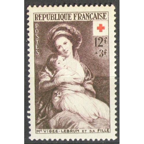 France N° 966 Neuf Sans Charnière De 1953 - 12f+3f Croix- Rouge - Cote 10 Euros