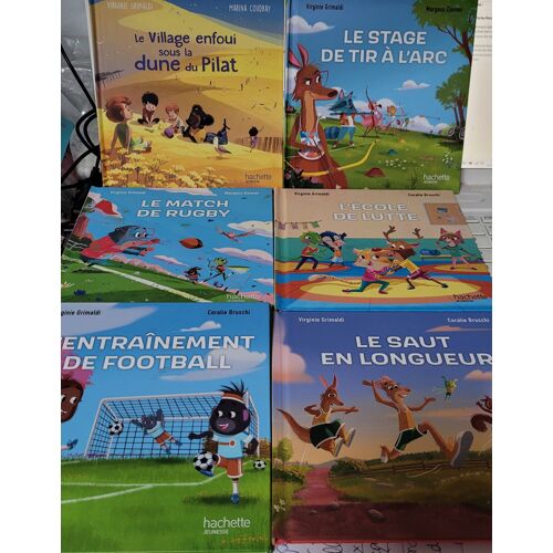 Lot De 6 Livres Hachette Jeunesse / Comme Neuf