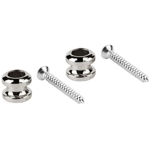 Boston Bslb-10-Ch Boutons De Courroie Avec Vis (Set De 2) Chrome