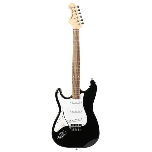 Fazley Fst118bklh Guitare Électrique Noire Pour Gaucher