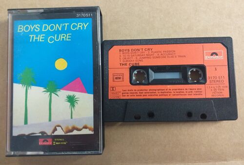Rare K7 Audio The Cure -  Album " Boys Don'T Cry  " De 1980 ( Deuxième Version Du Premier Album De 1979 ) Polydor Pol 568 Fiction Records 3170 511 Cassette Robert Smith