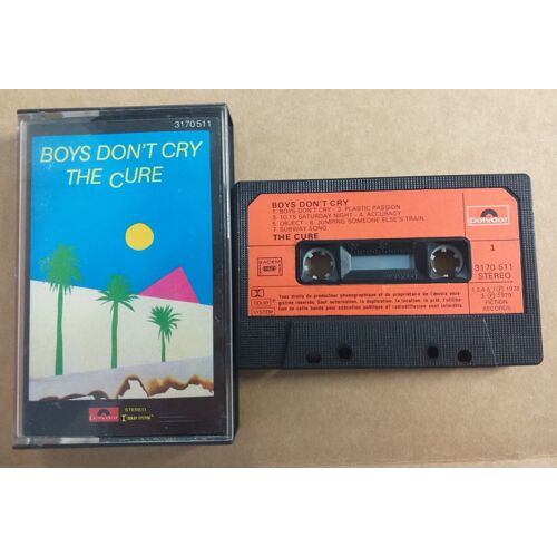 Rare K7 Audio The Cure -  Album " Boys Don'T Cry  " De 1980 ( Deuxième Version Du Premier Album De 1979 ) Polydor Pol 568 Fiction Records 3170 511 Cassette Robert Smith