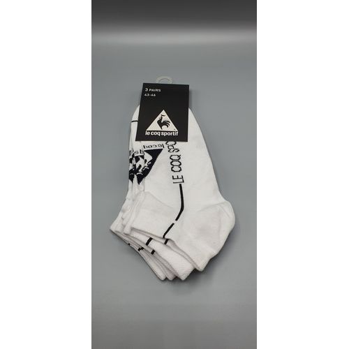Chaussettes Pack De 3 Blanche Homme Le Coq Sportif Taille 43/46
