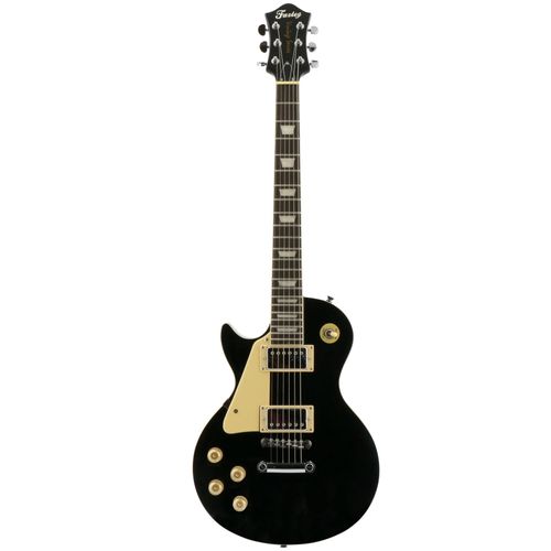 Fazley Flp318lh-Bk Black Guitare Électrique Pour Gaucher