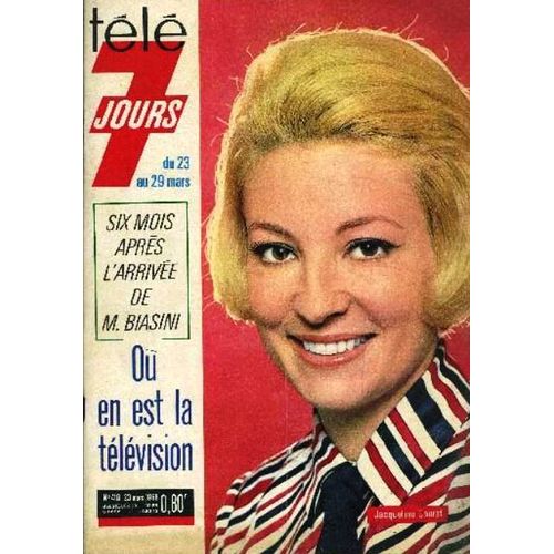 Tele 7 Jours 418 1968 Jacqueline Caurat/Isabelle Aubret/Guy Lux/Verchuren/Michele Arnaud/Medhi El Glaoui