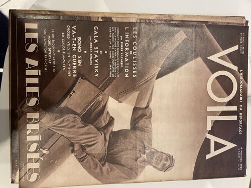 Collection De La Revue Voila Année 1935 Complète Des Numéros 198 À 249