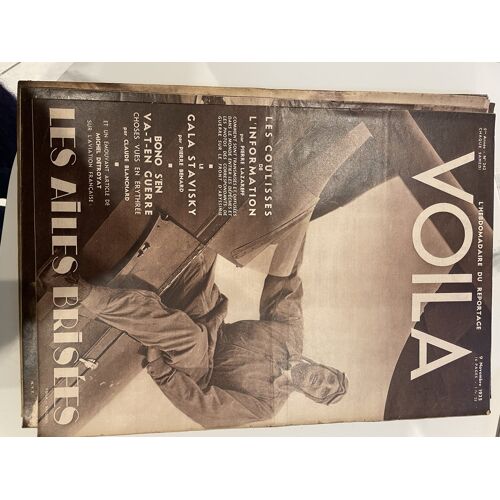 Collection De La Revue Voila Année 1935 Complète Des Numéros 198 À 249