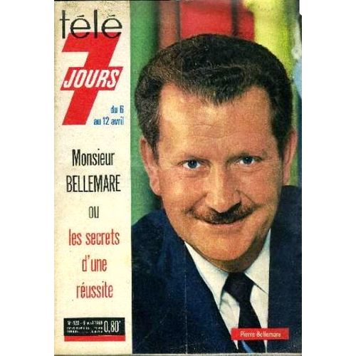 Tele 7 Jours 420 1968 Bellemare/Annie Philippe/Brassens/Antoine/Guy Beart/Becaud/Concours Eurovision De La Chanson/Isabelle Aubret/Zitrone