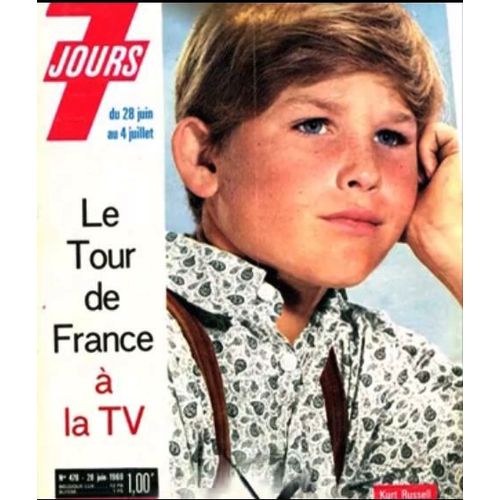 Tele 7 Jours 479 1969 Kurt Russell/Rika Zarai/Georgette Lemaire/Evelyne Dandry/Pages Programme : Sheila