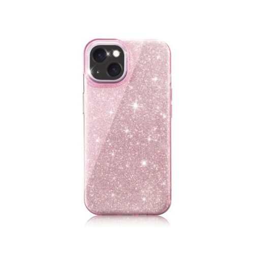 Coque Glitter Rose iPhone 16 Plus