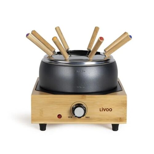 Appareil à fondue - LIVOO - 2 L - 8 personnes - 800 W - Thermostat réglable