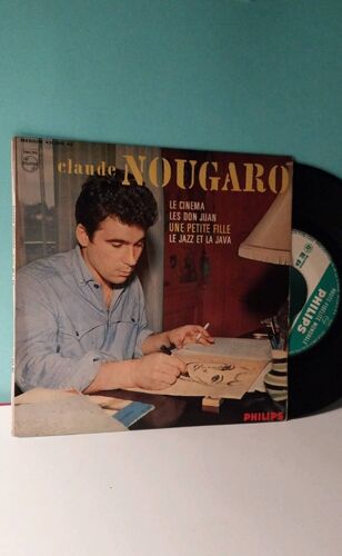 45t Claude Nougaro Le Cinema