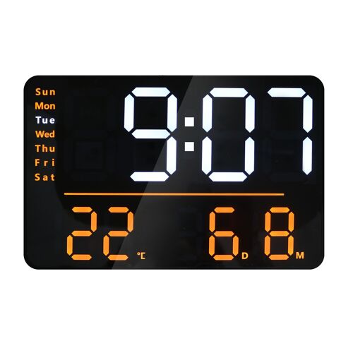 UNiLUX Horloge digitale multifonction NUMI à led noir