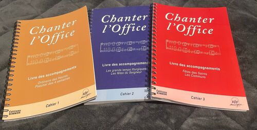3 Livrets Chanter L'Office