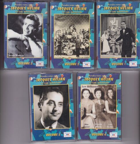 Jacques Helian Et Son Orchestre, 5 Volumes, Cassettes -Marianne Mélodie