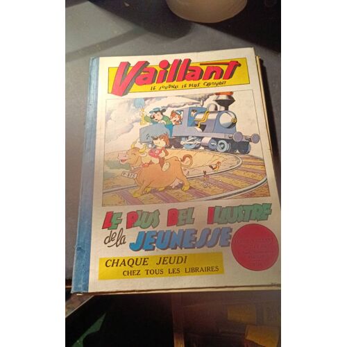 Reliure Vaillant - Album Vaillant N18 - Nos 374 À 386 - 1952 - Placid Et Muzo - Charlot - Fils De Chine - Les Pionniers De L Espérance ....