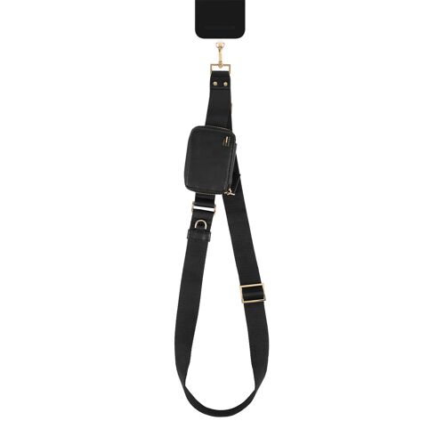 Ideal Of Sweden Utility Phone Strap Corde De Téléphone Universelle Noir