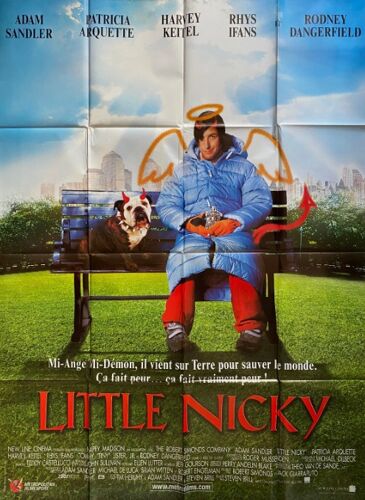 Little Nicky - Affiche Originale De Cinéma - Format 120x160 Cm - Un Film De Steven Brill Avec Adam Sandler, Patricia Arquette, Harvey Keitel, Rhys Ifans, Rodney Dangerfield - Année 2000