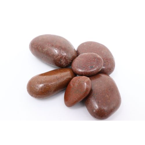 80 Kg Galets Polis, Gravier, Galets De Rivière, Cailloux, Gravier De Jardin, Gravier Décoratif, Rouge