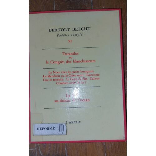 Bertolt Theqtre Complet Tine Xi