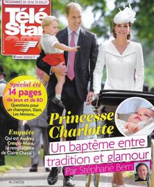 Tele Star N°2024 18/07/2015 Princesse Charlotte/ Marie Drucker/ Stephen Amell/ Harry Potter/ Marc De "Koh-Lanta"