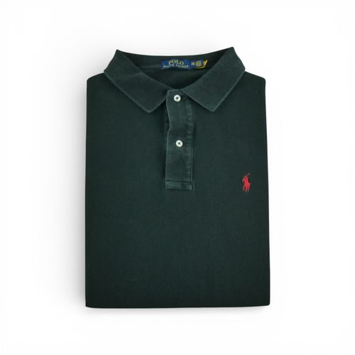 Reconditionné - Polo Manches Courtes Homme Noir Polo Ralph Lauren - Col Polo - Taille 2xl - Homme - Noir