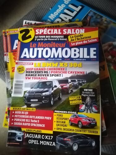 Le Moniteur 1566 De 2014 Nissan Qashqai,Opel Insignia Country Tourer,Ford Ecosport,Mitsubishi Outlander Phev,Porsche 911 Turbo S,Skoda Rapid Spaceback 1.6 Tdi,Audi Rs Q3,Range Rover Sport 3.0 Sdv6,Bmw