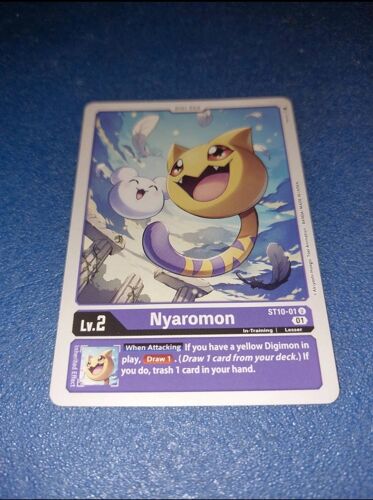 Nyaromon St10 01 Carte Card Digimon Game