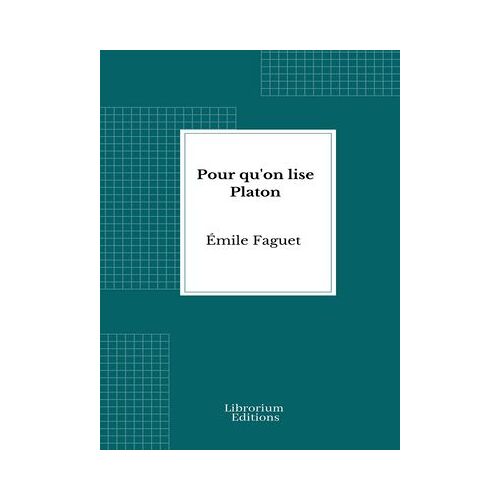 Pour Qu'on Lise Platon
