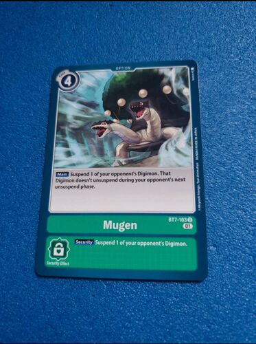 Mugen Bt7 103 Carte Card Digimon Game