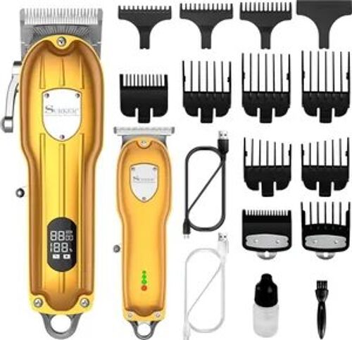 Tondeuse Cheveux Surker Sk-199 Tondeuse Barbe Étanche Ipx7