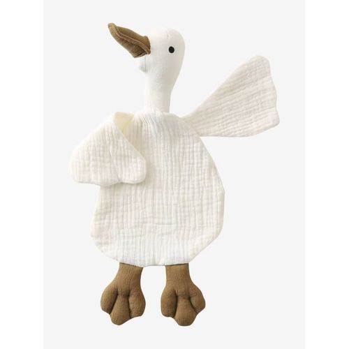 Doudou oie lange de coton Vertbaudet jouet bébé 