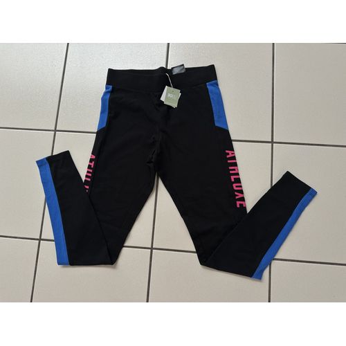Legging Noir Avec Bande Bleu Femme Neuf Taille 36 Only