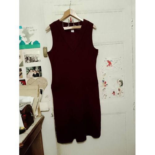 Robe Bordeaux 44 Xxl Vintage Années 80 Daxon.