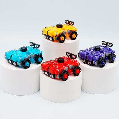Children's Rotating Transformation Robot Tank Toy Versatile Chain Decompression Creative Fingertip Gyroscope Puzzle Set of 4