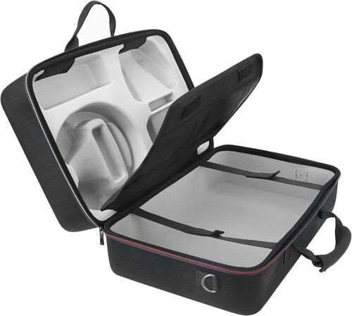 Sac de Transport pour PS5 Compatible avec PS5 Disk/Digital Edition Hard Shell (Rouge)