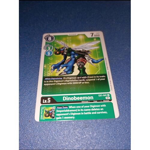 Dinobeemon Ex1 041 Carte Card Digimon