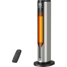 Mini Chauffage D'appoint électrique 1500W – 3 Modes, Télécommande, Classe A