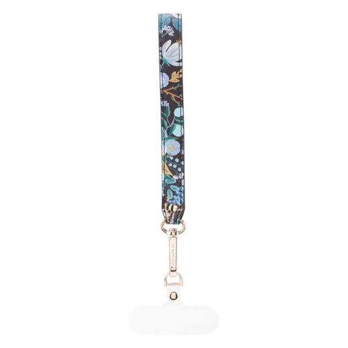 Dragonne de Téléphone Universelle Motif Floral Garden Party Rifle Paper Bleu