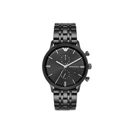 Emporio Armani Montre Armani Mouvement À Quartz Bracelet En Acier Inoxydable 43mm Cadran Noir Montre Homme Simple Business Style Ar1934