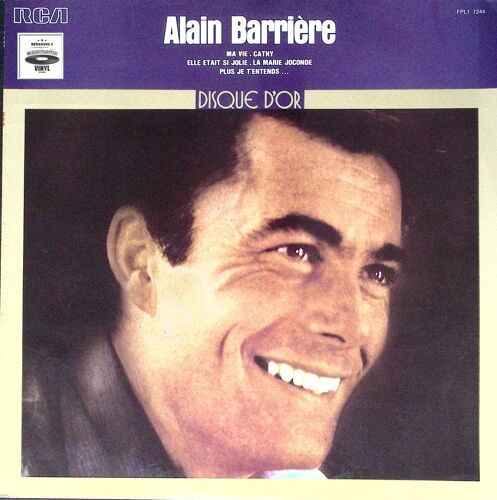 Alain Barriere - Disque D'Or - 1976
