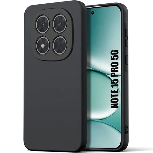 Coque pour Xiaomi Redmi Note 15 Pro 5G, Protection Silicone Ultra Fine Léger Antichoc - Noir - E.F.Connection