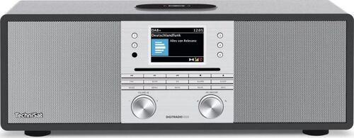 TechniSat 0002/3980 Antenne Giga 850 Couleur : blanc polaire (DAB, DAB+ DAB, Bluetooth), Radio, Argent, Gris